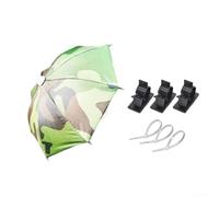 BlissfulAbode Práctico y práctico soporte ligero para teléfono celular con mini paraguas adjunto para uso en tu bicicleta eléctrica (camuflaje tipo B)