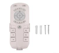 BlissfulAbode QH007 DC Inverter Ventilador de techo Control remoto 2.4G Driver para luz variable, controlador inalámbrico sin configuración para oficina en casa blanco (B)