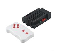 BlissfulAbode Sistema de control remoto para vehículos eléctricos para niños, receptor compatible con 6 V, 12 V, 24 V, con instrucciones (idioma español no garantizado) (juego completo de 24 V)