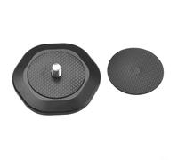 BlissfulAbode Soporte de base de succión magnética de aluminio diseñado para bolsillo DJI y cámaras óptimas para una mayor resistencia asegurada