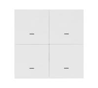 BlissfulAbode Tuya Smart - Interruptor de escena de 4 bandas con 12 modos de control para SmartLife para zigbee