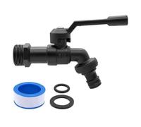 BlissfulAbode Válvula de bola de cobre de 3/4 pulgadas para exteriores: accesorios de jardín a prueba de congelación y resistentes al calor, macetas para plantas de 1/2 x 3/4 pulgadas