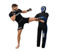 Blist Maniquí de Lucha, Judo, Boxeo, DD, Posición De Pie sobre Lienzo (Vacío) (Black Blue, 70" (Inches))