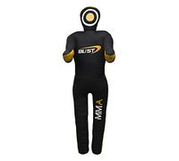 Blist Maniquí de Lucha, Judo, Boxeo, DD, Posición De Pie sobre Lienzo (Vacío) (Black Yellow, 59" (Inches))