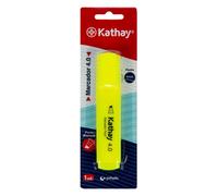 Blister 1 Marcadores Fluorescentes 4mm P.Bisel. Amarillo Kathay