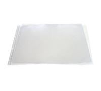 Blister 10 Fundas Pvc Piel Naranja 140 Micras Rebaje Lateral A3 Apaisado 16 Taladros Transparente Grafoplás
