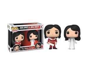 Blister 2 figuras POP The White Stripes Jack White and Meg White