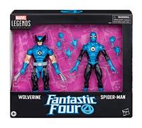 Marvel Legends Series - Wolverine y Spider-Man - Cómics de Fantastic Four - Figuras de acción