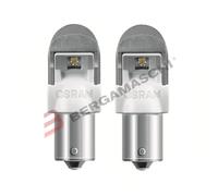 BLISTER 2 LÁMPARA OSRAM LED 12V BA15S ÁMBRA RETROFIT PREMIUM