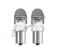 BLISTER 2 LÁMPARAS OSRAM LED 12V BA15S ROJO RETROFIT PREMIUM