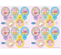 Blister 20 dekorapin oblea peppa pig 6,5x4cm a5