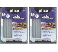 BLISTER 22 BARRITAS COLA TRANSPARENTE TERMOFUSIBLE 100X8MM (Paquete de 2)