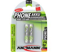 Blíster 2x Pilas Recargables 1.2V AAA Ni-Mh 550mAh - ANSMANN