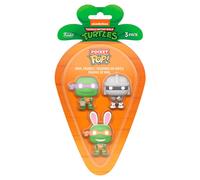 Blister 3 figuras Carrot Pocket POP Tortugas Ninja Donatello Shredder Michelangelo Pascua