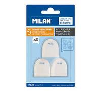 Milan BNM10258 - Pack de 3 Gomas de Recambio para afilaborra Capsule