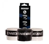 Blister 3 Overgrips Enebe Lisos Blanco/Negro/Blanco A003777.bnb