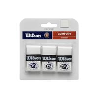 Wilson Sobregrip de tenis Roland-Garros RG 2024 Unisex Blanco y azul marino 3 uds