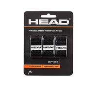 HEAD Blister 3uds. Overgrip Padel Pro Perforated Negro