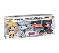 Blister 4 figuras pop boruto exclusive