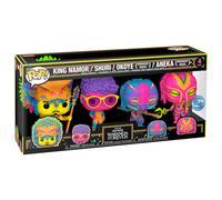 Blister 4 figuras POP Marvel Black Panther Wakanda Forever Exclusive
