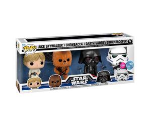 Blister 4 figuras POP Star Wars New Classics Exclusive