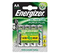 blister 4 pilas recargables power plus potencia 2000 mah tipo hr6 energizer e300626700