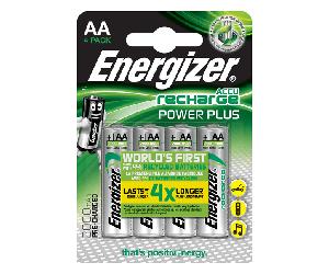 BLISTER 4 PILAS RECARGABLES POWER PLUS POTENCIA 2000 MAH TIPO HR6 ENERGIZER E300626700