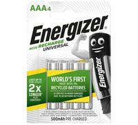Blister 4x Pilas Recargables AAA 500mAh HR03 1.2V - ENERGIZER