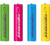 Blister 4x Pilas Recargables Ni-MH AAA 1000mAh - ESPERANZA
