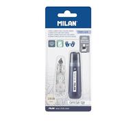 MILAN Blíster cinta correctora 5 mm x 6 m 1 recambio, serie 1918, azul marino, BWM10478B