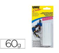 Blister con 10 Barras de Cola Uhu para Pistola de 60 Gr