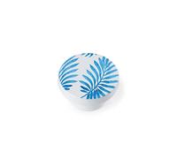 BLISTER CON 2 POMOS REDONDOS PARA MUEBLE FABRICADO EN MADERA ACABADO AZUL MOD.E295 Ø38mm REI