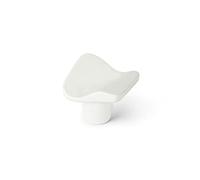 BLISTER CON 4 POMOS METÁLICOS PARA MUEBLE, CON ACABADO BLANCO MATE MOD.749 32x32mm REI