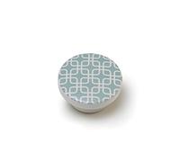 BLISTER CON 4 POMOS REDONDOS PARA MUEBLE FABRICADO EN MADERA ACABADO GRIS MOD.E225 Ø38mm REI
