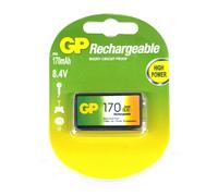 Blister De 1 Pz., 9 Volt, Batería Recargable Ni-MH 9V De 170mAh 17R8H