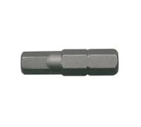 BLISTER DE 10 PUNTAS HEXAGONAL 1/4" 25 MM STANDARD (2 blister de 5 pcs medida equivalente en mm)