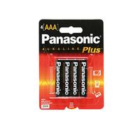 Blister de 4 pilas aaa panasonic alcalina alkaaa