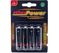 Blister de 4 Pilas Alcalinas AA 1.5V LR6 | Alta Duración y Potencia | para Mandos, Juguetes, Linternas, Cámaras y Más | Energía Estable y Segura Sin Fugas hasta 10 Años