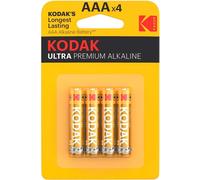 Blíster de 4 pilas alcalinas Ultra Premium de 15 V LR03 AAA - KODAK