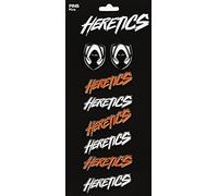 Blíster de 8 Pins Team Heretics, 80x180 mm