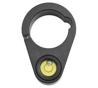 Blister de varilla de centrado para varillas de medición, nivel de burbuja redondo con soporte de aleación de aluminio, compatible con postes de topografía de fibra de carbono de 25-36 mm F