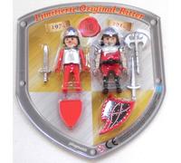Blíster Duo Pack Caballero Limitada Edición 40 Años Playmobil 1974-2014 Ovp Neu