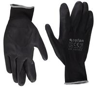 BLISTER G. 100% POLIEST. IMPREG. PU NEGRO T-11 - Unid: 12