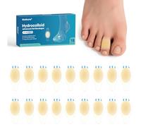 Blíster hidrocoloidal para pies - 18 vendas de gel blíster - Blister Cushions for Heel,Toe,Blister Prevention for Travel,Water Resistant Vendages(Toe Pack)