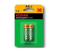 Blister pilas kodak recargables ni - mh aa lr6 2600 mah - blister 2 pilas