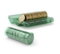 Blister Monedas - Pack 100 Blister Monedas 50 Centimos Homologado - Contador/Clasificador de Monedas - Organizador Monedas - Cartuchos Porta Monedas - (40 Monedas por Blister - Capacidad 2000 Euros)