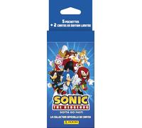 Blister - PANINI - Sonic le hérisson Classic - 5 pochettes - 2 cartes Édition Limitée