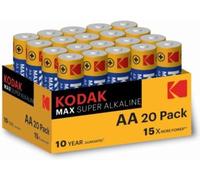 Blister pilas kodak alcalina max aa lr6 blister 20 pilas