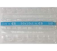 Blister-Portamonedas reutilizable para monedas de 10 cent € - 40 monedas por blister - packs de 250 unidades (Azul)