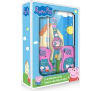 Blister reloj digital + walkie takie peppa pig